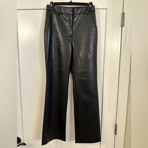 Aritzia vegan leather black pants